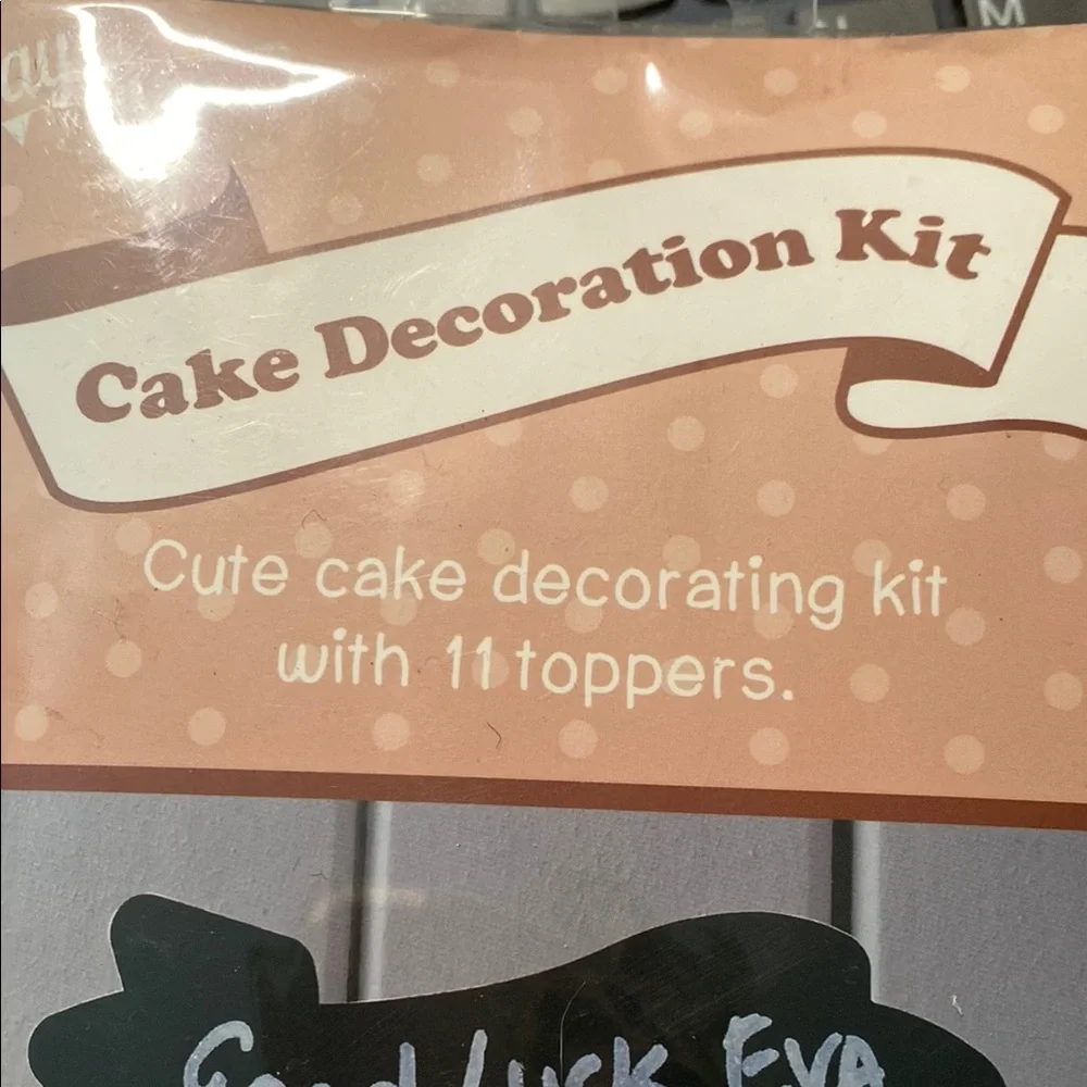 Elephant Baby Shower Cake Toppers - Gray and Blue 2 packs